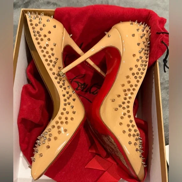 SOLD!!!! Christian Louboutin Stud Heels - Picture 3 of 5